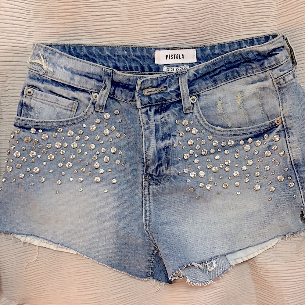 Denim shorts